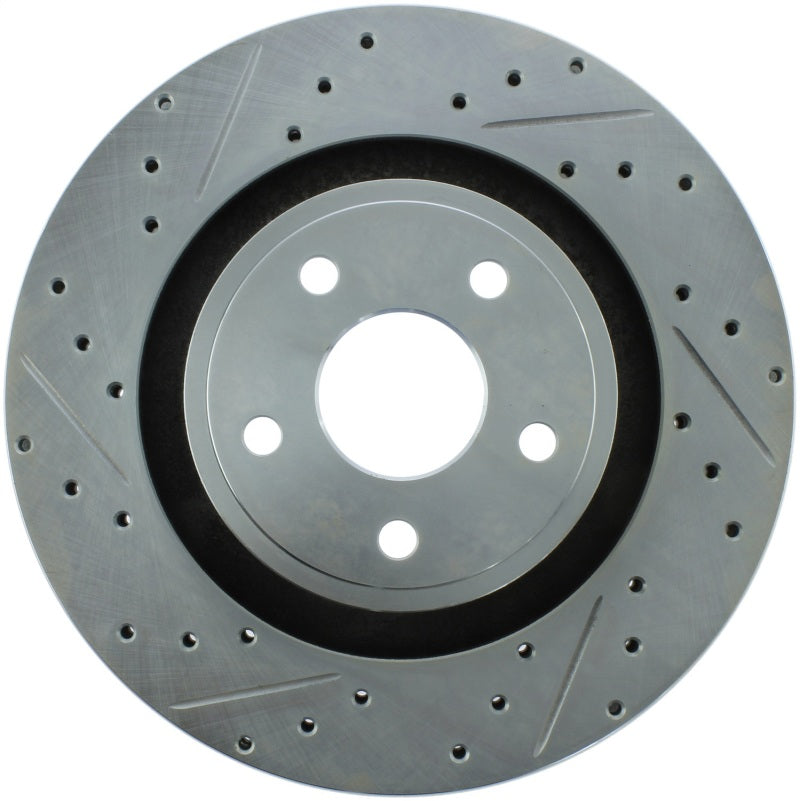 StopTech Select Sport Drilled & Slotted Rotor - Front Left