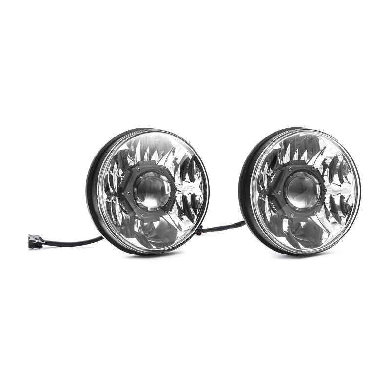 KC HiLiTES 18-20 Jeep JL/JT 7in. Gravity LED Pro DOT Approved Replac. Headlight (Pair Pack Sys)