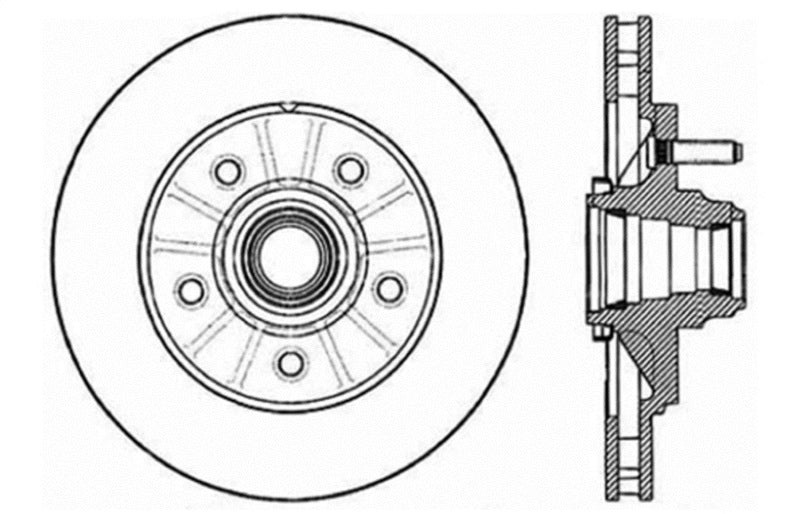 StopTech Slotted & Drilled Sport Brake Rotor