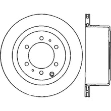 Load image into Gallery viewer, StopTech Slotted Cryo Sport Brake Rotor 93-97 Toyota Land Cruiser Right Rear