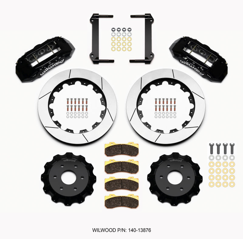 Wilwood TX6R Front Kit 16.00in Black 1999-2014 GM Truck/SUV 1500