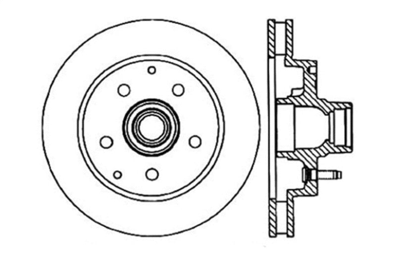 StopTech Slotted & Drilled Sport Brake Rotor