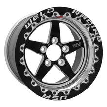 Load image into Gallery viewer, Weld S71 15x10.33 / 5x4.75 BP / 7.5in. BS Black Wheel (Medium Pad) - Black Single Beadlock MT