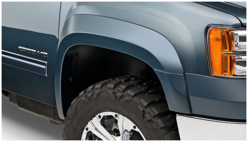 Bushwacker 07-13 GMC Sierra 1500 Fleetside Extend-A-Fender Style Flares 4pc 78.7/97.6in Bed - Black