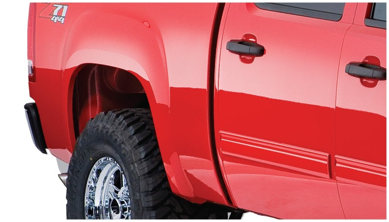 Bushwacker 07-13 GMC Sierra 1500 Fleetside Boss Pocket Style Flares 4pc 69.3in Bed - Black