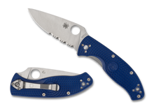 Load image into Gallery viewer, Spyderco TENACIOUS™ LIGHTWEIGHT BLUE CPM S35VN