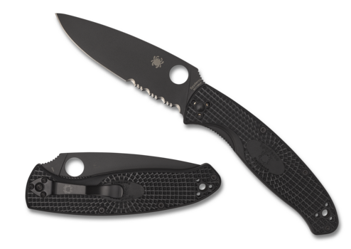 Spyderco RESILIENCE™ LIGHTWEIGHT BLACK BLADE