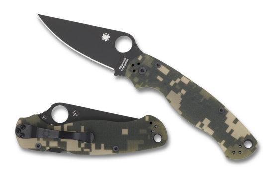 Spyderco PARA MILITARY™ 2 G-10 DIGITAL CAMO/BLACK BLADE