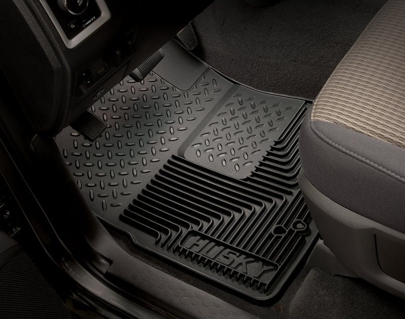 Husky Liners 80-12 Ford F-150/00-05 Ford Excursion Heavy Duty Black 2nd Row Floor Mats