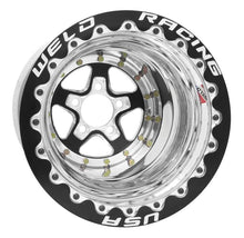 Load image into Gallery viewer, Weld Alumastar 2.0 15x10 / 5x4.5 BP / 6in. BS Black Wheel - Single Beadlock