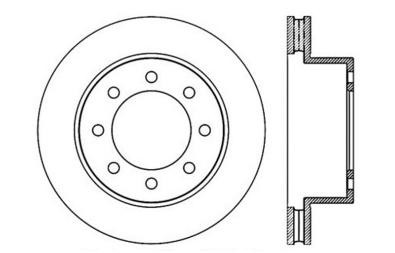 StopTech Slotted & Drilled Sport Brake Rotor