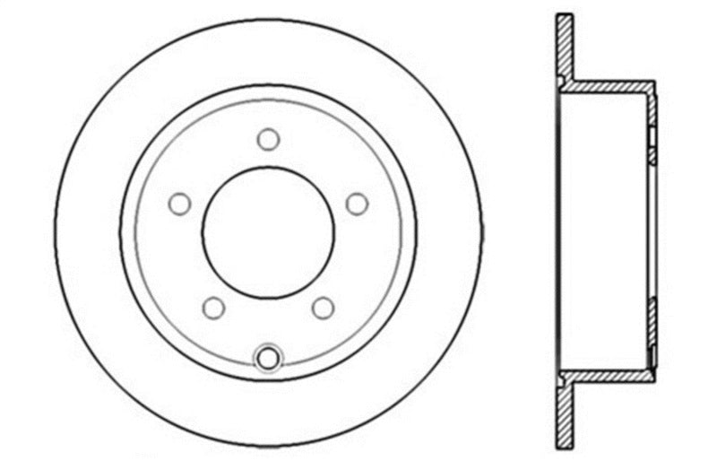 StopTech Slotted & Drilled Sport Brake Rotor