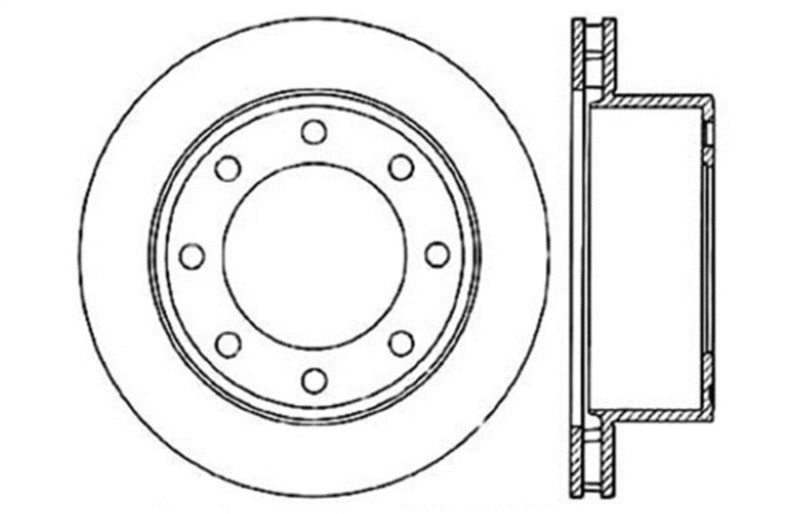 StopTech Slotted & Drilled Sport Brake Rotor