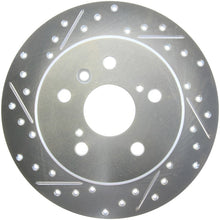 Load image into Gallery viewer, StopTech Select Sport Drilled &amp; Slotted Rotor - Rear Right