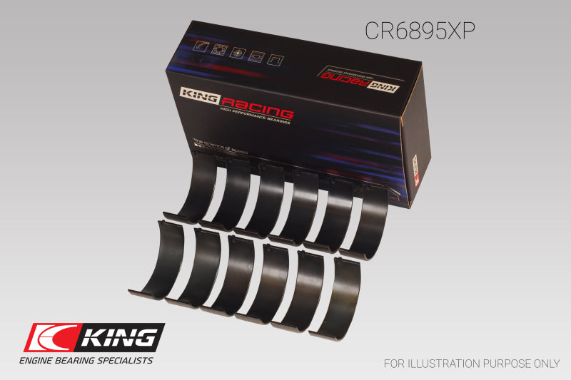 King Ford Ecoboost 3.5L V6 (Size 0.26) Connecting Rod Bearing Set