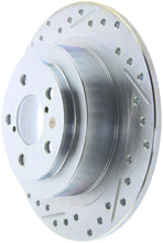 Load image into Gallery viewer, StopTech Select Sport Drilled &amp; Slotted Rotor - Rear Left