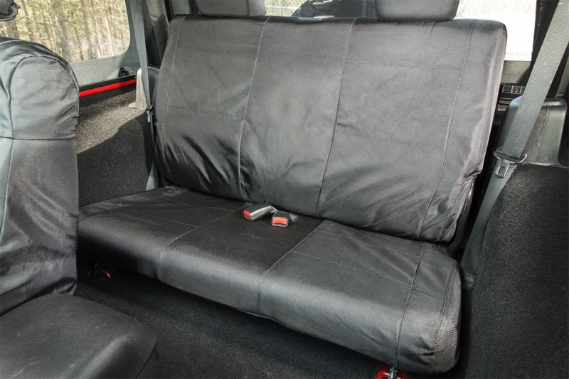 Rugged Ridge Ballistic Seat Cvr Rear Black 840D 11-18 JK 2Dr