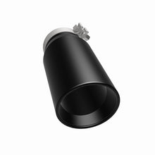 Load image into Gallery viewer, MagnaFlow Tip Stainless Black Coated Single Double Round Single Outlet 5in Dia 4in Inlet 13in L
