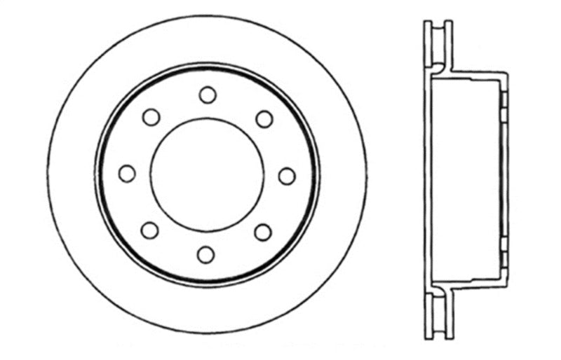 StopTech Slotted & Drilled Sport Brake Rotor