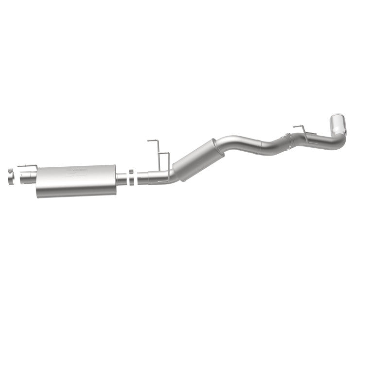 MagnaFlow Cat-Back, SS, 4in, Single Pass Side Rear Exit 5in Tip 14-15 Ram 2500 6.4L V8 CC LB/MC SB