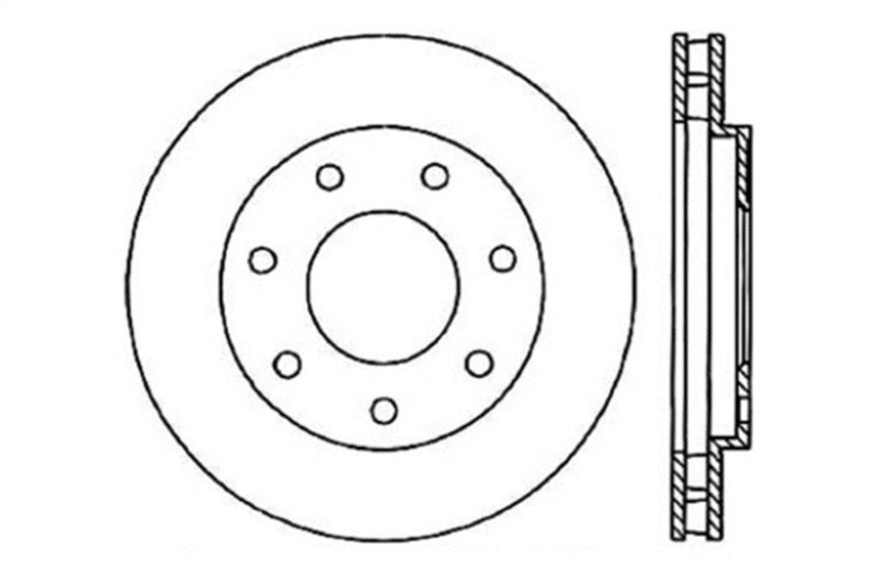 StopTech Slotted & Drilled Sport Brake Rotor