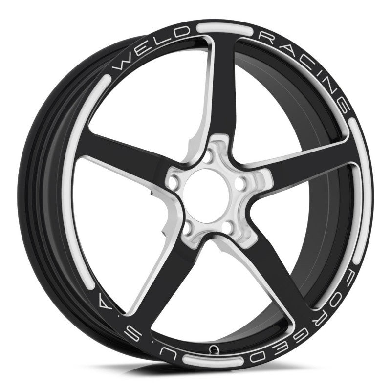 Weld Alumastar 1-Piece 18x6 / 5x4.75 BP / 2.7in. BS Black Wheel