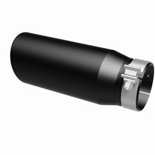 Load image into Gallery viewer, MagnaFlow Tip Stainless Black Coated Single Double Round Single Outlet 5in Dia 4in Inlet 13in L