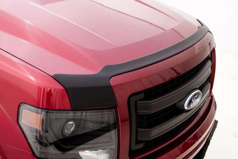 AVS 09-14 Ford F-150 Supercrew (Excl. Raptor) Ventvisor & Aeroskin Deflector Combo Kit - Matte Black