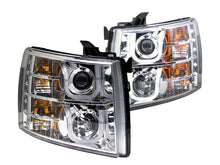 Load image into Gallery viewer, ANZO 2007-2013 Chevrolet Silverado 1500 Projector Headlights w/ U-Bar Chrome