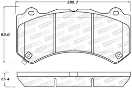 StopTech Street Brake Pads - Front