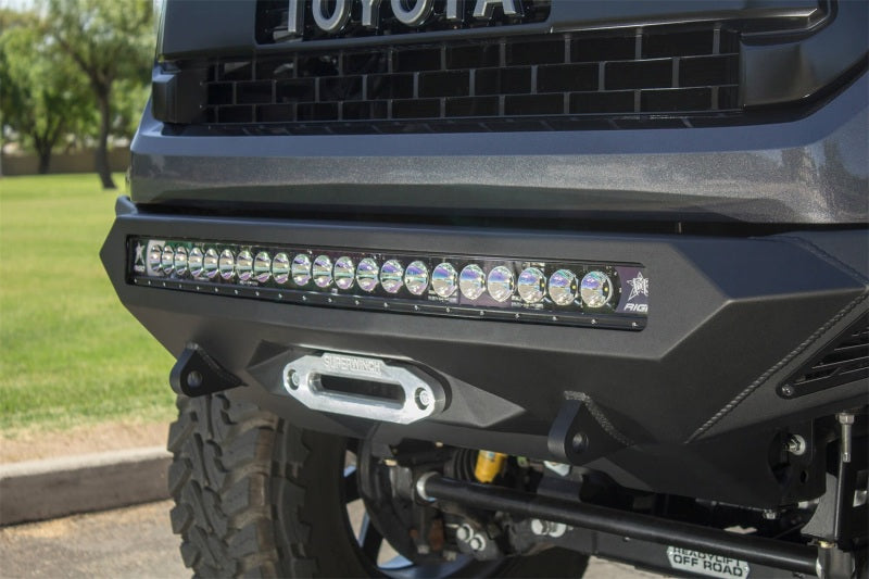 Addictive Desert Designs 2014+ Toyota Tundra Stealth Fighter Front Bumper w/Winch Mount & Sensors