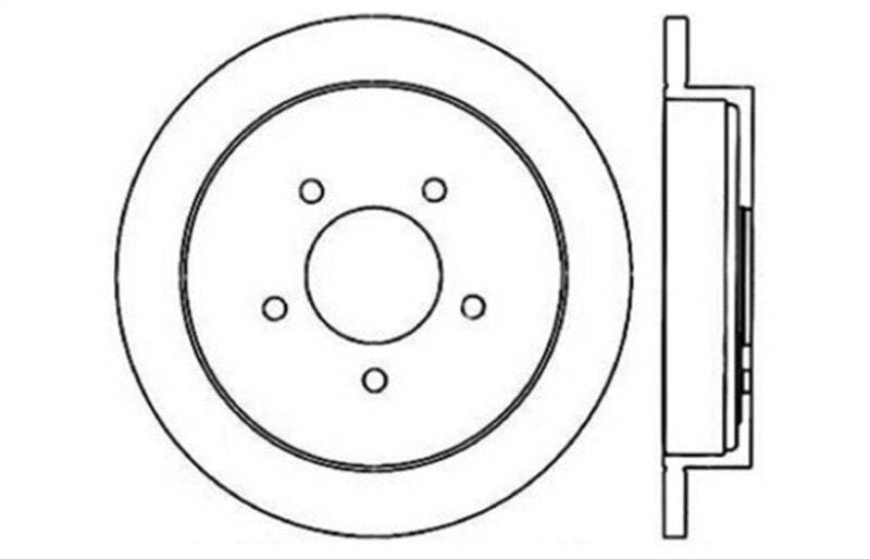 StopTech Slotted & Drilled Sport Brake Rotor