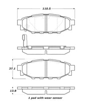 Load image into Gallery viewer, StopTech Street Touring 08-10 WRX Rear Brake Pads