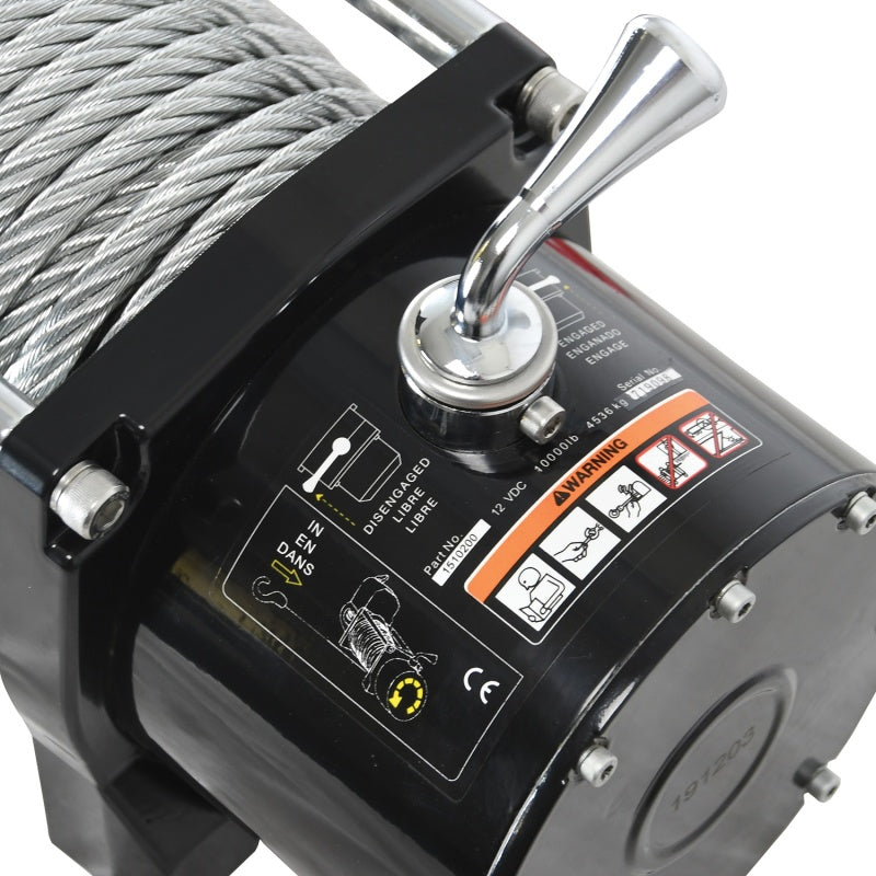 Superwinch 10000 LBS 12V DC 3/8in x 85ft Steel Rope LP10000 Winch