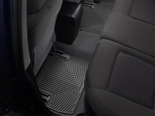 Load image into Gallery viewer, WeatherTech 05-13 Toyota Tacoma Crew Cab Rear Rubber Mats - Black