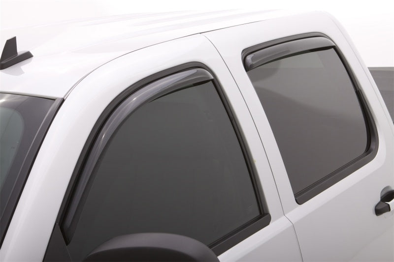 Lund 15-17 Chevy Silverado 2500 Ext. Cab Ventvisor Elite Window Deflectors - Smoke (4 Pc.)
