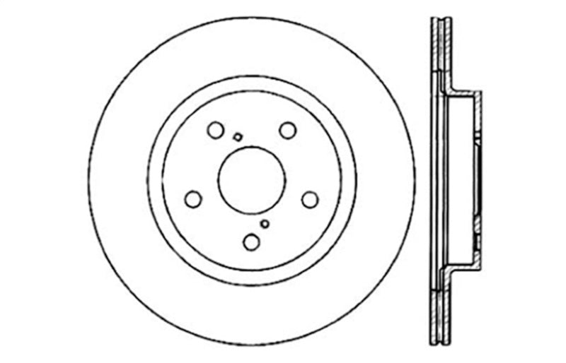 StopTech Slotted & Drilled Sport Brake Rotor