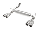 aFe Vulcan Series 2.5in 304 SS Axle-Back Exhaust Polished 07-18 Jeep Wrangler (JK) V6-3.6/3.8L