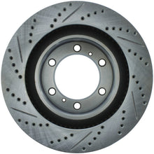 Load image into Gallery viewer, StopTech Select Sport 10-19 Toyota 4Runner Slotted &amp; Drilled Left Front Rotor