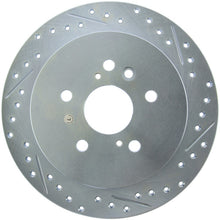 Load image into Gallery viewer, StopTech Select Sport Drilled &amp; Slotted Rotor - Rear Left