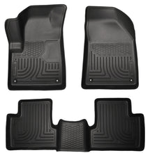 Load image into Gallery viewer, Husky Liners 14 Jeep Cherokee WeatherBeater Black Front and Second Seat Floor Liners