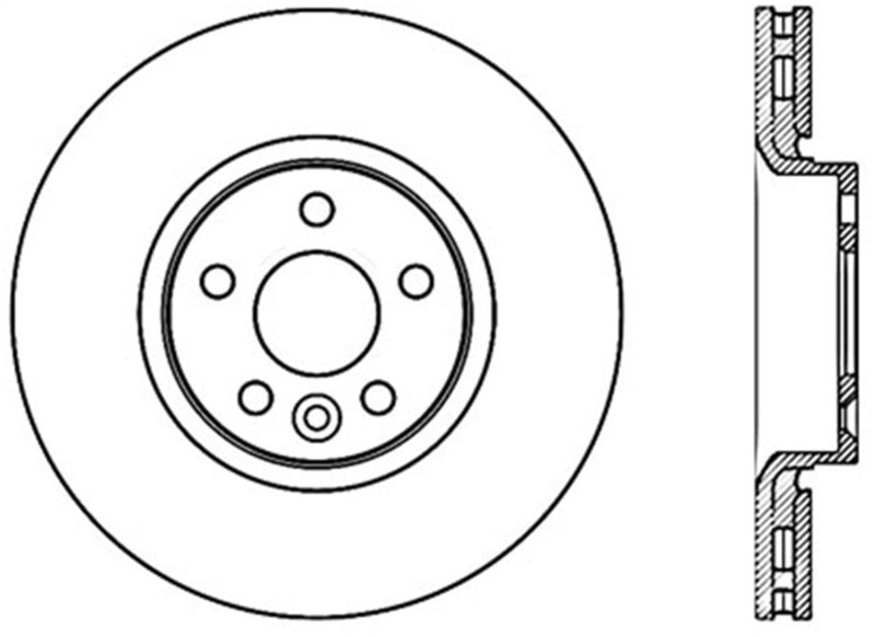 StopTech Slotted & Drilled Sport Brake Rotor