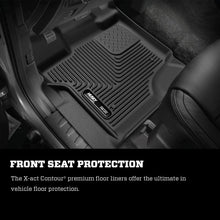 Load image into Gallery viewer, Husky Liners 15-17 Ford F-150 SuperCrew X-Act Contour Black 2nd Seat Floor Liners (Full Coverage)