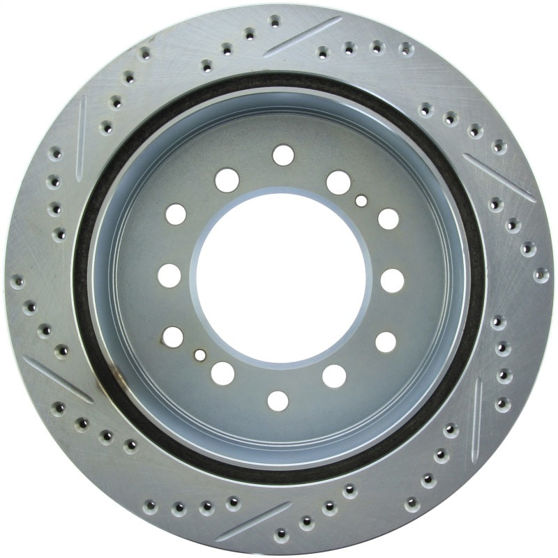 StopTech Select Sport 08-09 Toyota FJ Cruiser SportStop Slotted & Drilled Left Rear Rotor