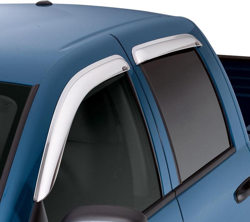 AVS 02-10 Ford Explorer (4 Door) Ventvisor Front & Rear Window Deflectors 4pc - Chrome