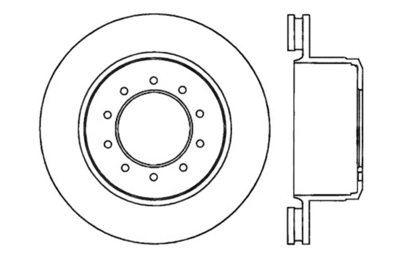 StopTech Slotted & Drilled Sport Brake Rotor