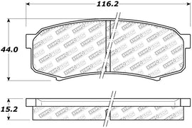 StopTech Street Select Brake Pads - Front