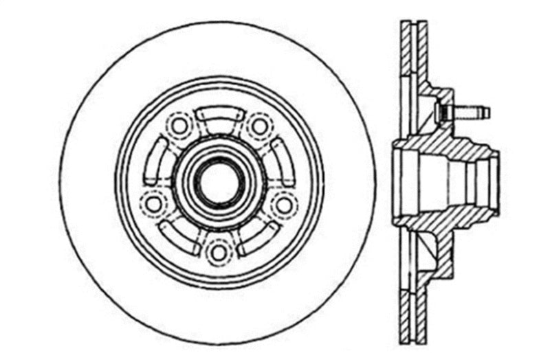 StopTech Slotted & Drilled Sport Brake Rotor