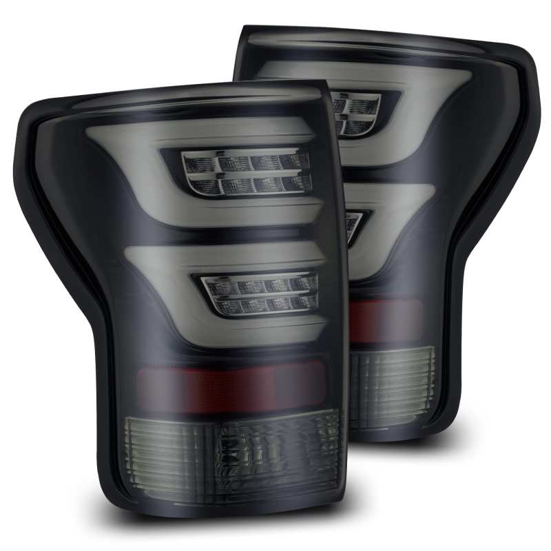 AlphaRex 07-13 Toyota Tundra PRO-Series LED Tail Lights Jet Black