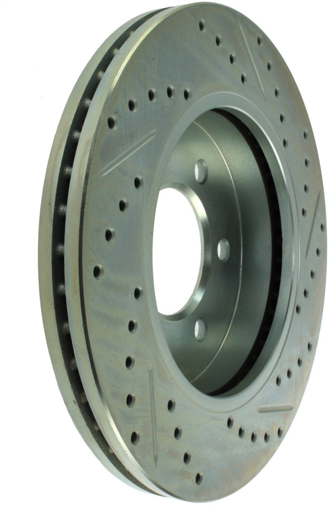 StopTech Select Sport Drilled & Slotted Rotor - Front Left